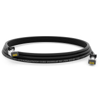 15m Patch cord CAT.7 raw cable RJ45 S/FTP PiMF LSZH AWG 26 halogen free black