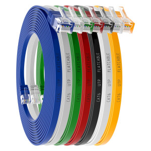 RJ45 Patchcable CAT 6, up to 1000Mbit/s transmission...