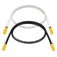 1 m - 25 m antenna cable 135dB 5-Fold Pure Copper with IEC Plug and IEC Socket F-Compression Plugs