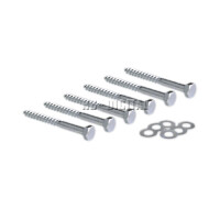 Screws D01 x 6 Dur Line + washers for rafter brackets