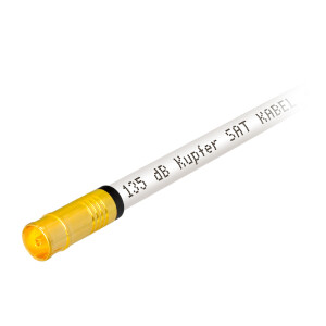 Kompression IEC-Buchse f&uuml;r Koaxkabel &Oslash; 6,8 - 7,2 mm vergoldet