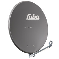 Satellite dish SET Satellite dish Fuba 80cm Aluminium anthracite + LNB Octo hb-digital UHD 808 S
