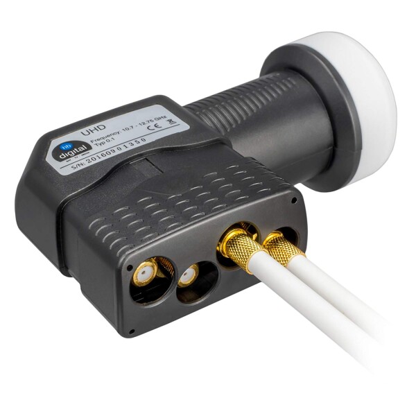 Parabola Satellitare TechniSat DIGIDISH 45 - Kit Completo Con LNB Per TV Satellitare, Grigio