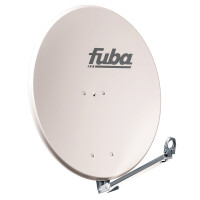 Satellite dish SET Satellite dish Fuba 80cm Aluminium light grey + LNB Twin hb-digital UHD 202 W