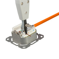 LSA application tool for cutting clamps with belt pouch WHITE