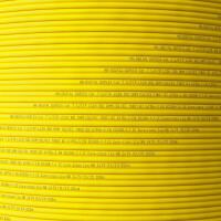 25m Ethernet Kabel CAT 7 Duplex max. 1000 MHz S/FTP LSZH AWG23 (2x8 Adern) gelb