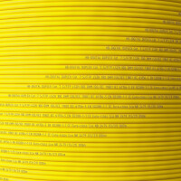 50m Ethernet Kabel CAT 7 Duplex max. 1000 MHz S/FTP LSZH AWG23 (2x8 Adern) gelb