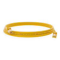 1 m RJ45 Patch cable CAT 6 U/UTP PVC Yellow