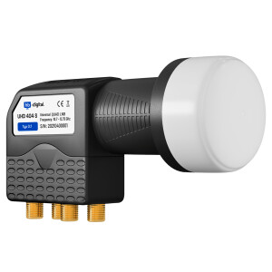 LNB Quad hb-digital UHD 404 S for 4 participants LTE filter extreme heat and cold resistance