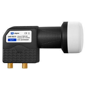 LNB Twin hb-digital UHD 202 S for 2 participants LTE filter weatherproof