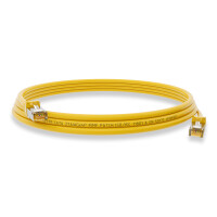 2m Patch cord RJ45 CAT 6 250MHz S/FTP AWG 27 PVC yellow