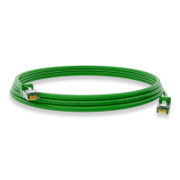 1m Patch cord RJ45 CAT 6 250MHz S/FTP AWG 27 PVC green