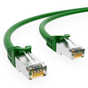 2 m RJ45 Patch Cable CAT 6 250 MHz S/FTP LAN Cable PVC Green