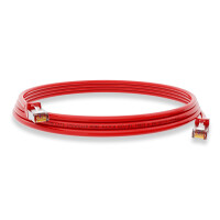 0,25 m RJ45 Patch Cable CAT 6 250 MHz S/FTP LAN Cable PVC Red