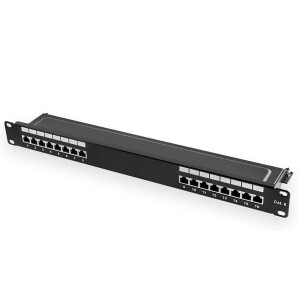 Patch panel 19 inch / patch panel 16-port CAT.6 LSA for...