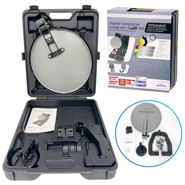 Camping Case Micro Electronic CS40 mobile satellite system