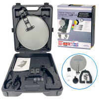 Sat System Micro Electronic CS40 Satellite System for Camping in a Case