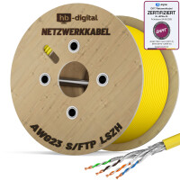 500m Netzwerkkabel CAT 7 LAN Kabel max. 1000 MHz S/FTP AWG23
