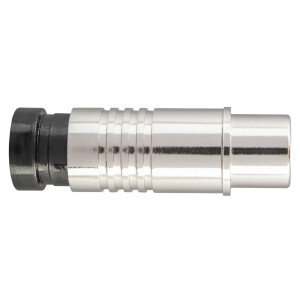 Kompression IEC-Stecker für Koaxkabel Ø 6,8 - 7,2 mm vernickelt