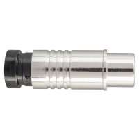 Compression IEC Plug for Coax Cable Ø 6,8 - 7,2 mm nickel plated