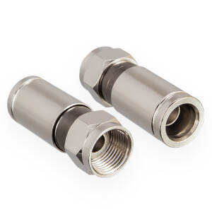 Compression F-connector for coaxial cable Ø 6,8 -...