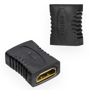 Adapter HDMI-Buchse / HDMI-Buchse vergoldet