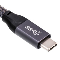 0,5 m USB 3.2 Kabel USB C Kabel Gen 2x2 USB C Stecker auf USB C Stecker bis zu 20 Gbit/s