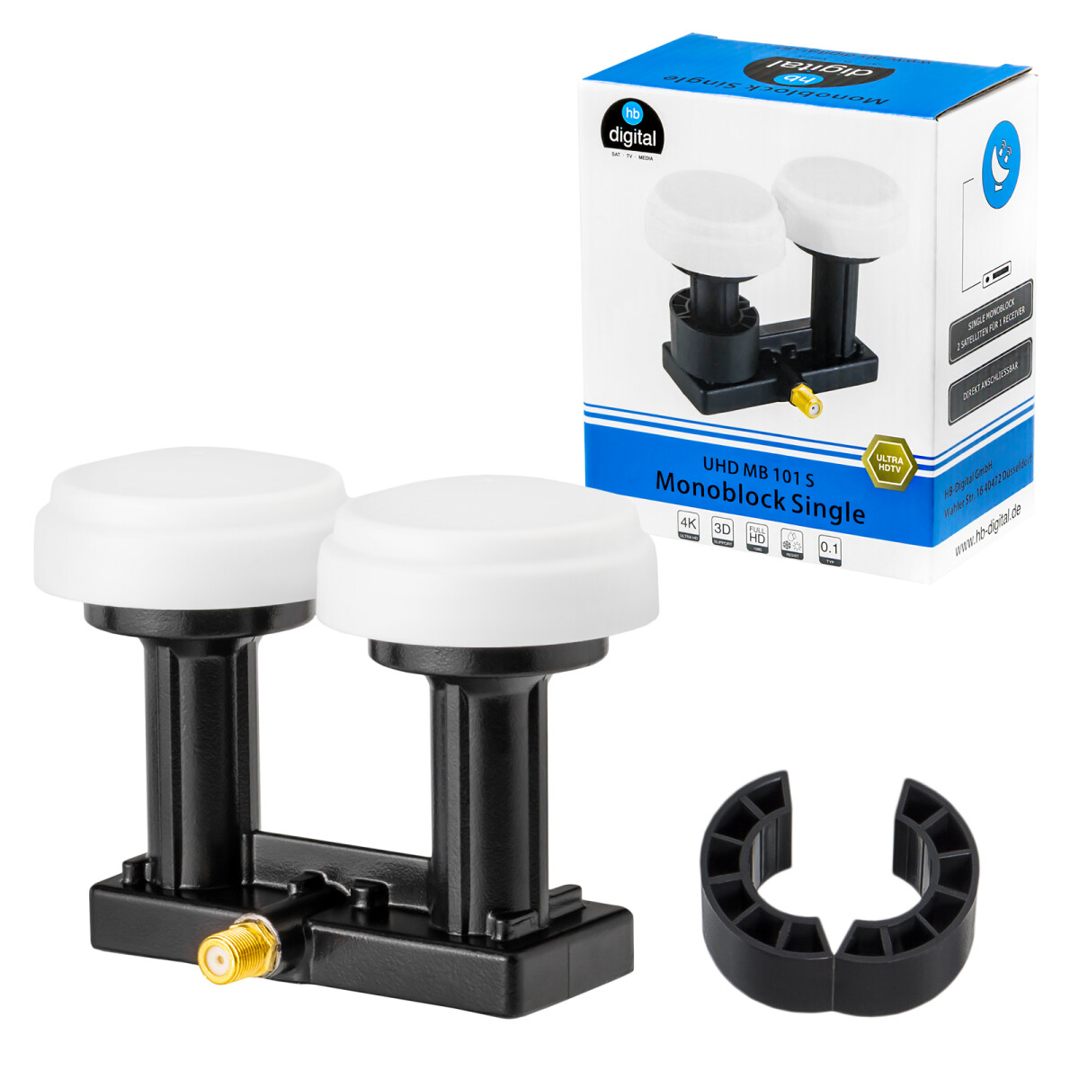 Tête Monobloc 6° Astra Hotbird - Qualité 0,3 DB Pour Réception Satellite