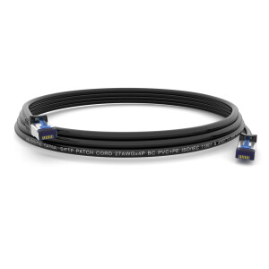 10 m RJ45 patch cable CAT 6a Outdoor S/FTP PVC + PE Black