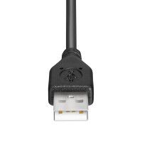 USB 2.0 cable USB A plug to mini USB plug
