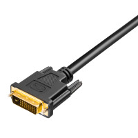 DVI connection cable DVI (D) St. - DVI (D) St. 24+1 gold-plated contacts pins Dual Link connector