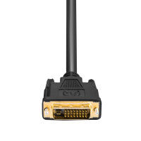 3 m DVI connection cable DVI (D) St. - DVI (D) St. 24+1 gold