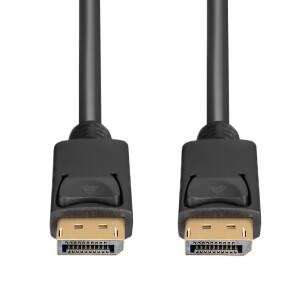 2 m DisplayPort Kabel 1.2, UHD 4K 2K, Schwarz