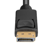 3 m DisplayPort Kabel 1.2, UHD 4K 2K, Schwarz