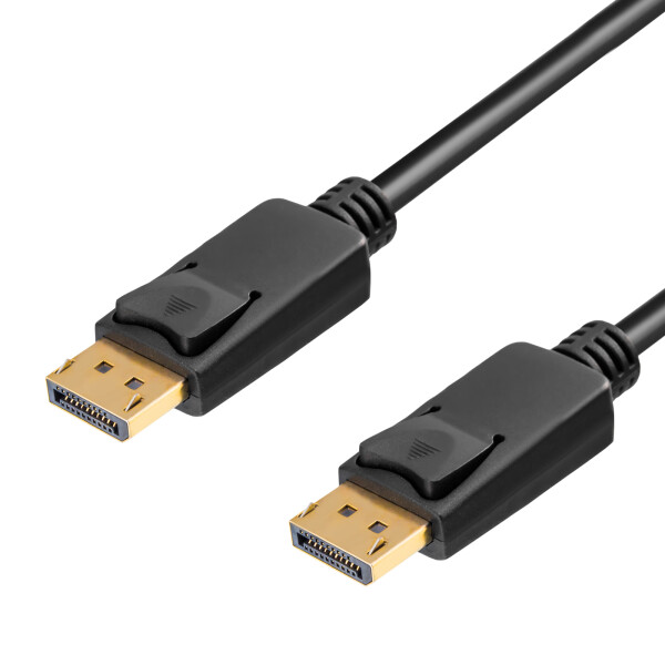 5 m DisplayPort Cable 1.2, UHD 4K 2K, Black