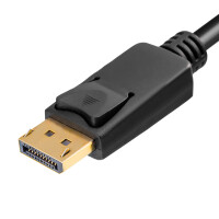 5 m DisplayPort Cable 1.2, UHD 4K 2K, Black