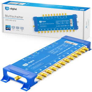 Multischalter SAT hb-digital UHD-MS 9/12 bis zu 12...