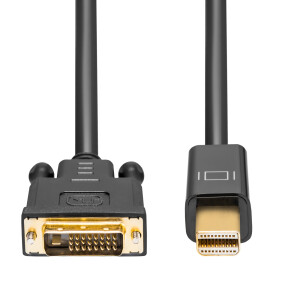 1 m Mini DisplayPort 1.2 adapter cable DVI-D 24+1