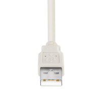 1,8 m USB 2.0 Kabel Verlängerung USB A Stecker auf USB A Buchse GRAU