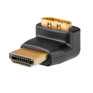 HDMI adapter HDMI plug / HDMI socket angle outlet top...