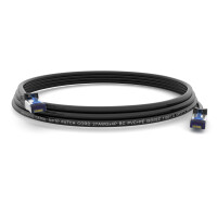 45m Outdoor LAN Kabel CAT 6a S/FTP PVC + PE schwarz