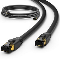 0,5 m RJ45 Patch Cable CAT 8.1 F/FTP LSZH Black