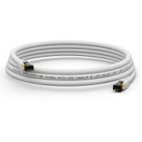 1,5 m RJ45 Patchkabel CAT 8.1 F/FTP LSZH Weiß 5