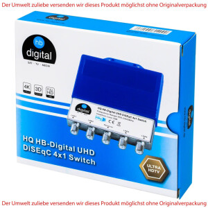 DiSEqC HQ UHD Schalter 4/1 Switch