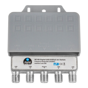 DiSEqC SE UHD Schalter 4/1 Switch