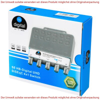 DiSEqC SE UHD Schalter 4/1 Switch