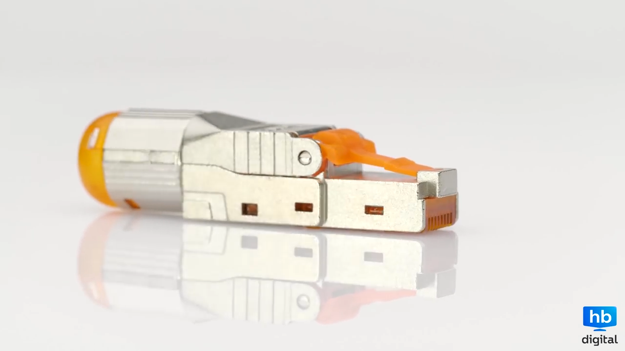 Netzwerkstecker CAT 7 RJ45 Stecker mit PoE Unte...