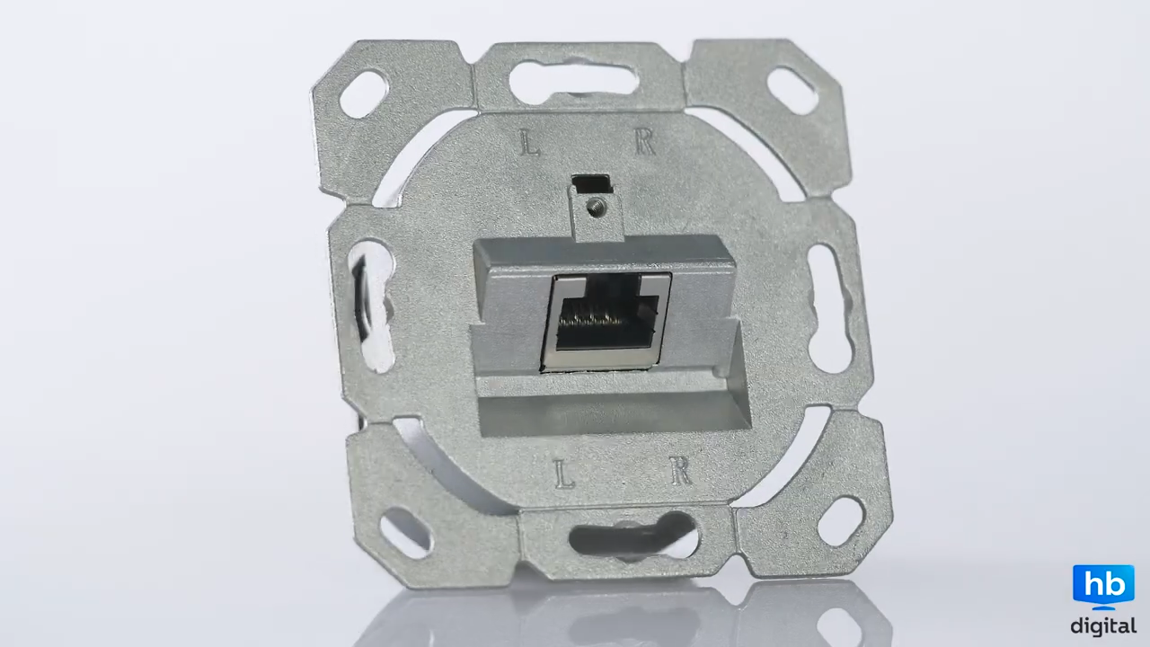 LAN Dose CAT 6a Netzwerkdose Unterputz 1 x RJ45...